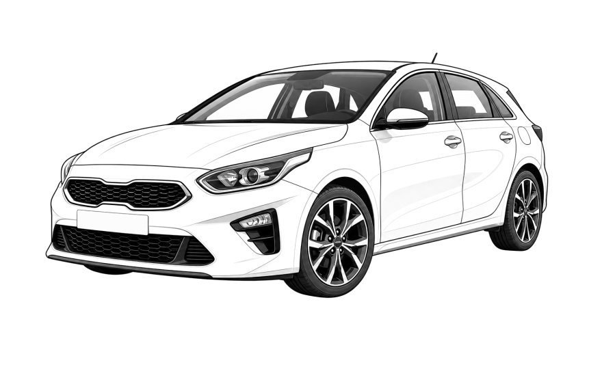 Kia Cee'd (JD) (2012 - 2018) Kia Cee'd (JD) 1.0 T-GDI (06/2018-03/2021)