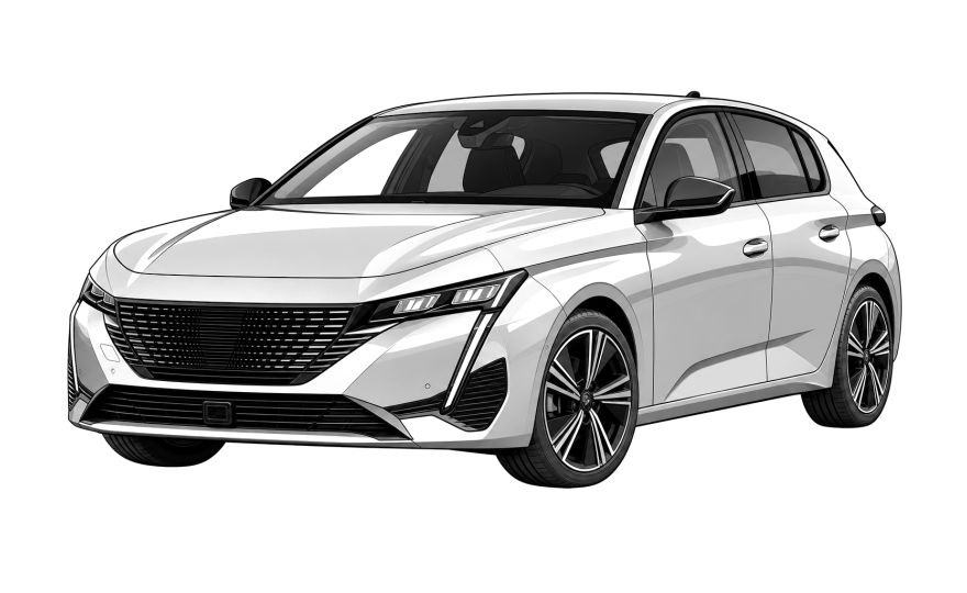 Peugeot 308 III (fb, fh, fp,f3) (from 2021) Peugeot 308 III (fb, fh, fp,f3) Hybrid 136