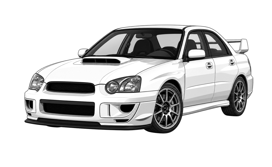 Subaru Impreza (GD, GG) (2000 - 2007) Subaru Impreza (GD, GG) 2.5 WRX STi