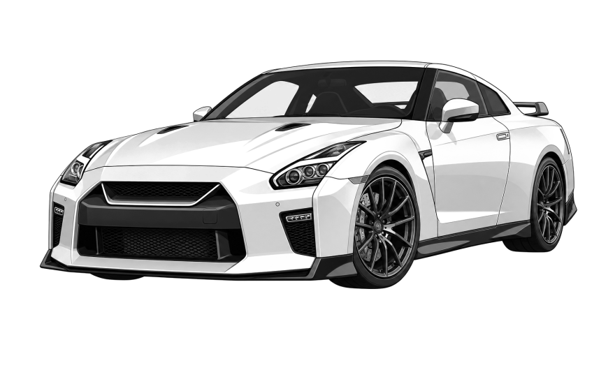 Nissan GT-R (R35) (from 2007) Nissan GT-R (R35) 3.8 V6