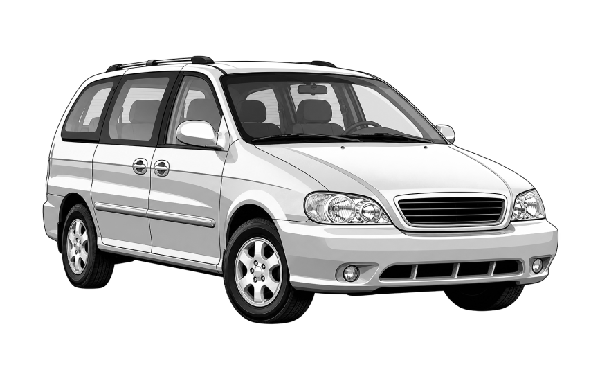 Kia Sedona (UP/GQ) (2002 - 2006) Kia Sedona (UP/GQ) 2.9 CRDi