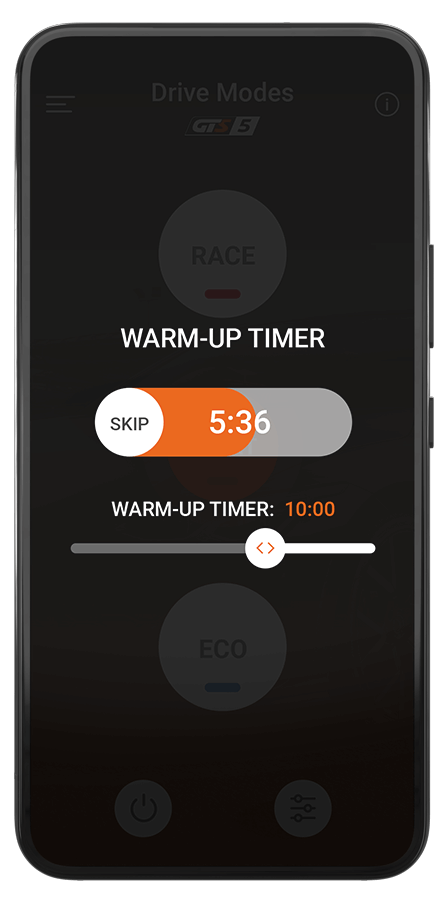 ΡΥΘΜΙΖΟΜΕΝΟ WARM-UP TIMER